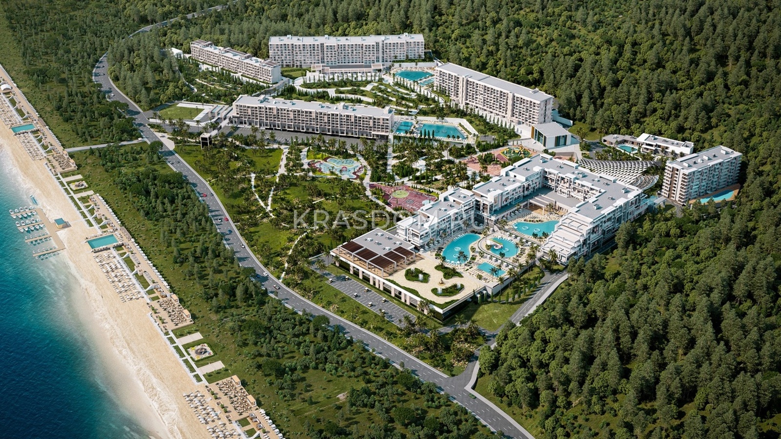 Апарт-отель Alean Resort Montvert, Корпус «RESIDENCE 1» в Сочи, купить  апартаменты