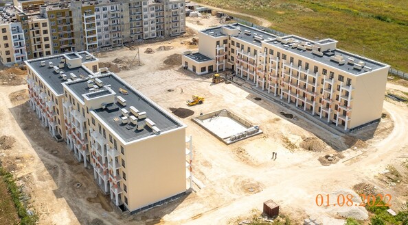 Ход строительства 1 августа 2022