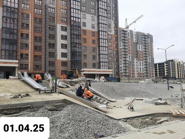 Ход строительства 3 апреля 2025