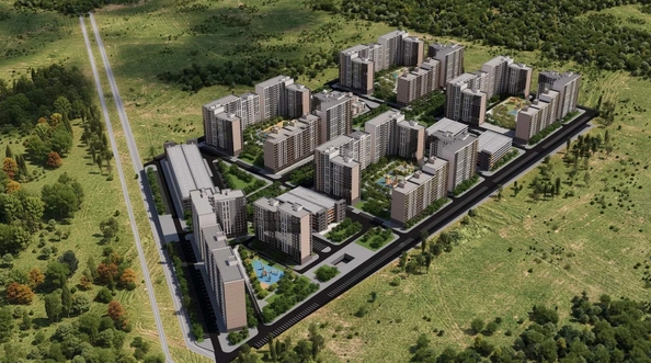 
  Продается 1-комн. квартира 36.91 м², в ЖК Горные высоты, литер 5.2. Фото 2.