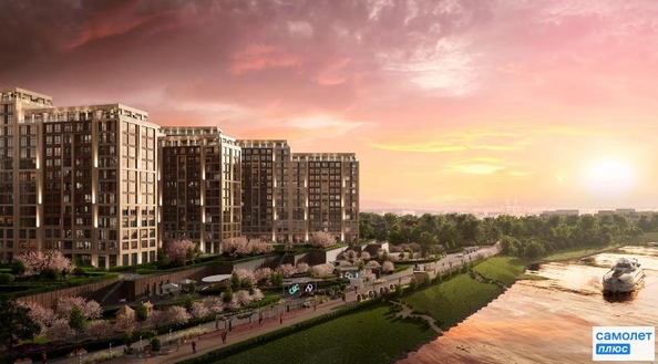 
  Продается 1-комн. квартира 44.8 м², в ЖК Green Apple (Грин эпл), блок 1. Фото 1.