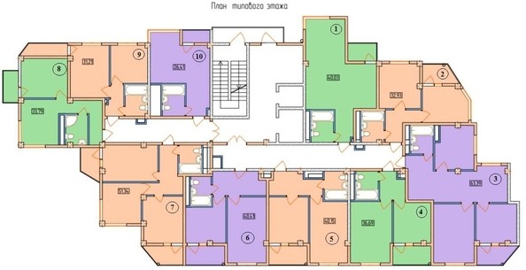 
   Продам 2-комнатную, 41.2 м², Дагомысская ул, 27к1

. Фото 11.