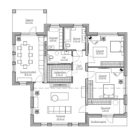 
   Продам дом, 120.6 м², Краснодар

. Фото 15.