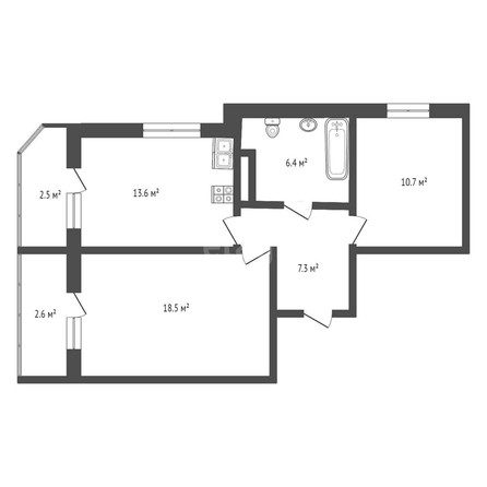 
   Продам 2-комнатную, 62 м², Мачуги В.Н. ул, 166А к1

. Фото 1.