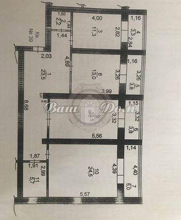 
   Продам 3-комнатную, 115.1 м², Одесская ул, 5а

. Фото 13.