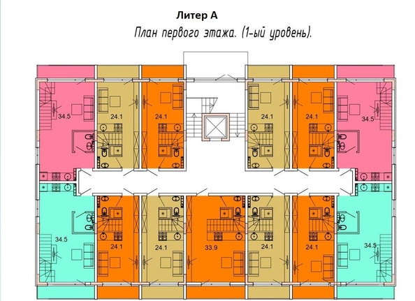 
   Продам 1-комнатную, 25.1 м², Львовская ул, 74А

. Фото 17.