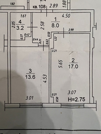 
   Продам 1-комнатную, 42 м², Шевченко ул, 288Ак2

. Фото 9.