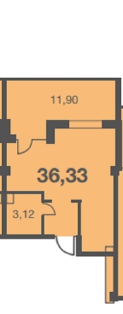 
   Продам 1-комнатную, 36.33 м², Старошоссейная ул, 5к8

. Фото 2.