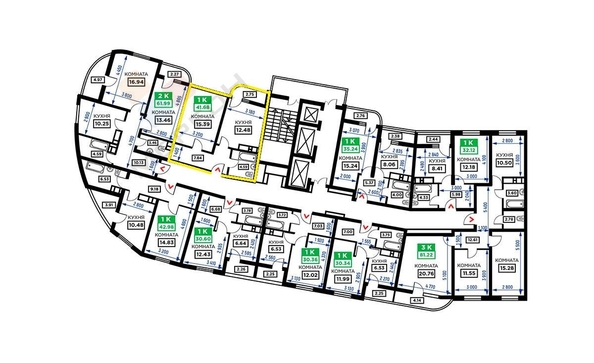 
   Продам 1-комнатную, 43.2 м², Воронежская ул, 47/11

. Фото 1.