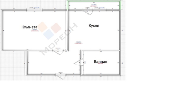 
   Продам 1-комнатную, 38.3 м², Героя Георгия Бочарникова ул, 1

. Фото 31.