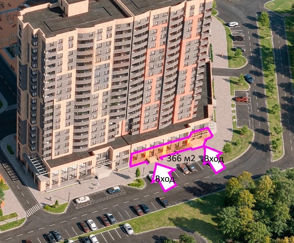 
   Сдам помещение свободного назначения, 376 м², Марины Цветаевой ул, 17к2

. Фото 1.