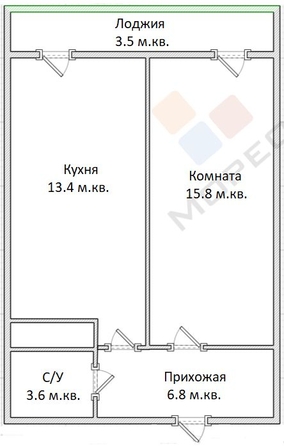 
   Продам 1-комнатную, 39.7 м², Старокубанская ул, 124

. Фото 2.