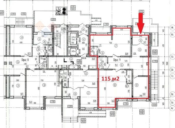 
   Продам помещение свободного назначения, 115.46 м², Марины Цветаевой ул, 17 лит1

. Фото 2.