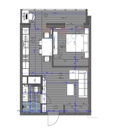 
   Продам 1-комнатную, 39.4 м², Гаражная ул, 107

. Фото 11.