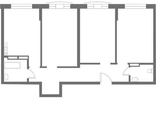 
   Продам 3-комнатную, 74.21 м², Краснодонская ул, 46

. Фото 26.