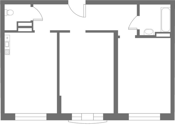 
   Продам 2-комнатную, 55.59 м², Краснодонская ул, 46

. Фото 2.