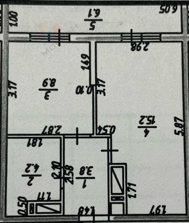 
   Продам 1-комнатную, 38 м², Домбайская ул, 55к3

. Фото 10.