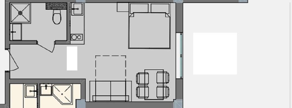 
   Продам 1-комнатную, 29.4 м², Плеханова ул, 42/6

. Фото 2.