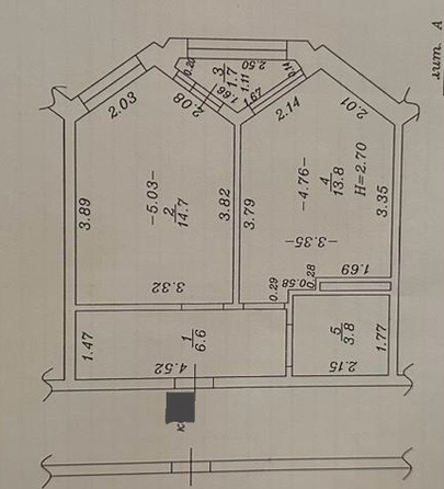 
   Продам 1-комнатную, 41 м², Супсехское ш, 4к1

. Фото 2.