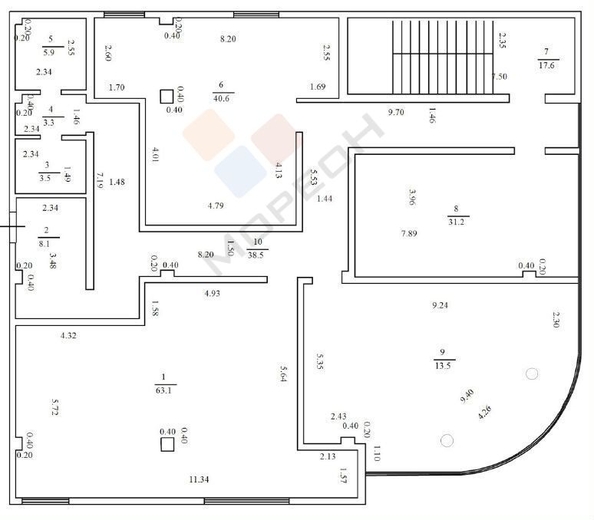 
   Продам помещение свободного назначения, 770 м², Бисерная ул, 18

. Фото 22.