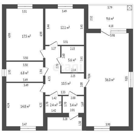 
   Продам дом, 120 м², Краснодар

. Фото 14.