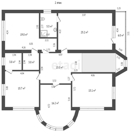 
   Продам коттедж, 288.5 м², Краснодар

. Фото 23.