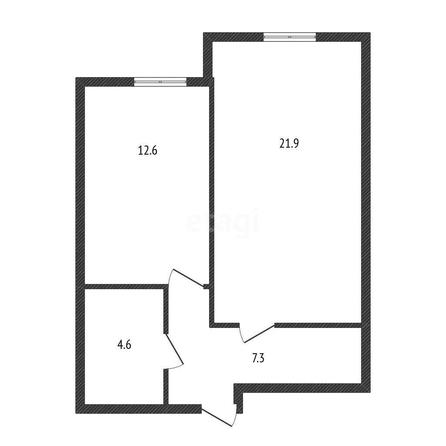 
   Продам 1-комнатную, 46.7 м², Криничная ул, 128/1

. Фото 1.