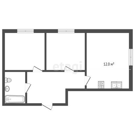 
   Продам 2-комнатную, 57.7 м², Волховская ул, 8

. Фото 7.