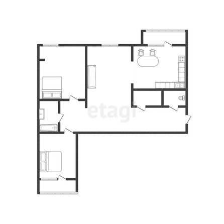 
   Продам 3-комнатную, 83.1 м², Зиповская ул, 5/2

. Фото 29.