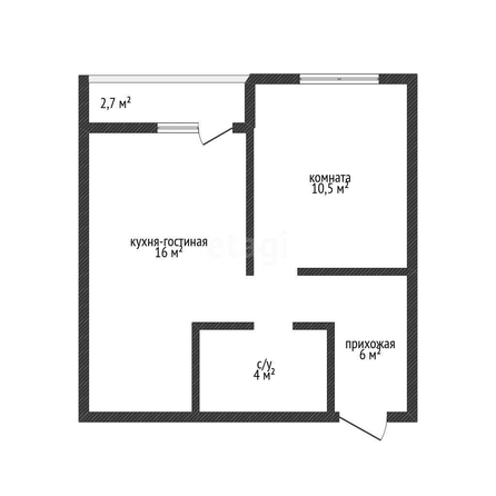 
   Продам 1-комнатную, 36.5 м², Позднякова ул, 2 к15

. Фото 1.