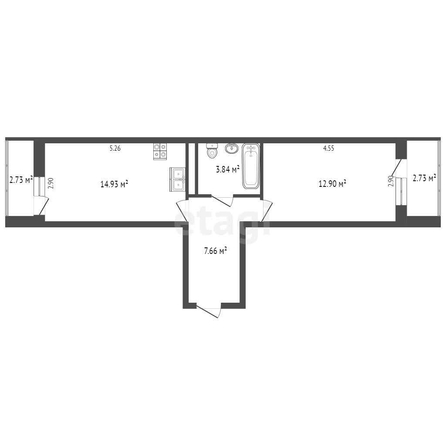 
   Продам 1-комнатную, 42 м², Скандинавская ул, 1/5

. Фото 14.