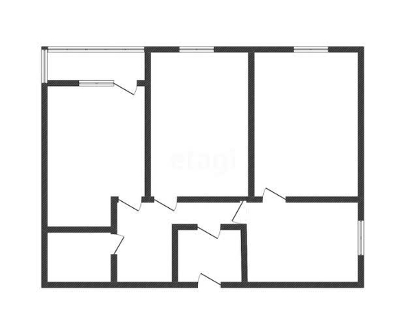 
   Продам 3-комнатную, 54.1 м², Позднякова ул, 2 к15

. Фото 1.