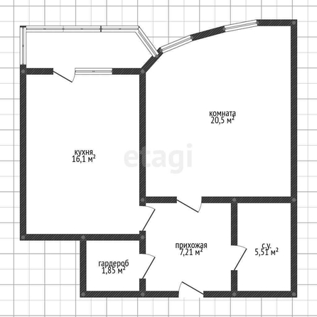 
   Продам 1-комнатную, 51.2 м², Постовая ул, 23

. Фото 12.