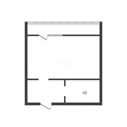 
   Продам студию, 23.05 м², Гарантия на Обрывной, лит 2 б/с 3,4

. Фото 1.