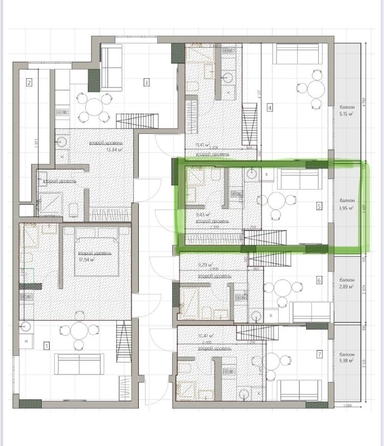 
   Продам 1-комнатную, 32 м², Новороссийская ул, д 169

. Фото 5.