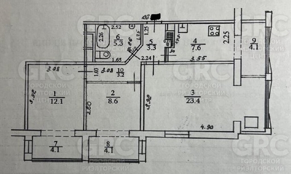 
   Продам 3-комнатную, 76 м², Пирогова ул, 34к1

. Фото 20.