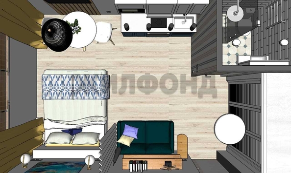 
   Продам студию, 25.4 м², Воскресенская ул, 14/1

. Фото 4.