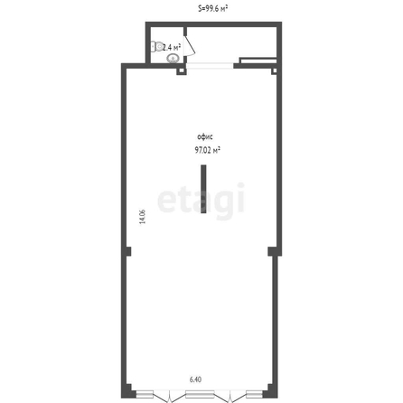 
   Продам помещение свободного назначения, 99.6 м², Западный Обход ул, 65/1

. Фото 6.