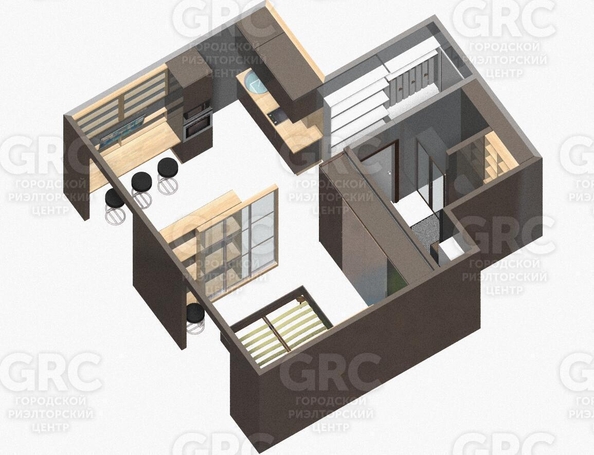 
  Продается 1-комн. квартира, 32.6 м², Бытха ул, д. 48/4
. Фото 32.