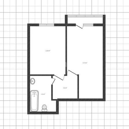 
   Продам 1-комнатную, 36.7 м², Позднякова ул, 2/21

. Фото 1.