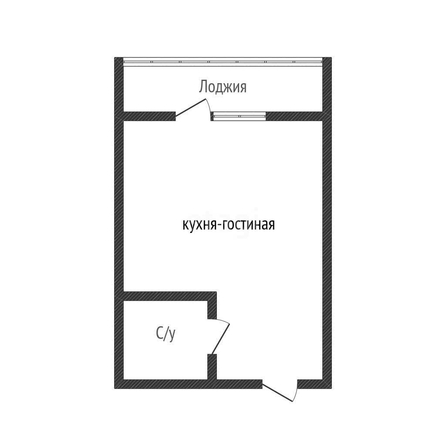 
   Продам студию, 18.9 м², Евгении Жигуленко ул, 7/1

. Фото 1.