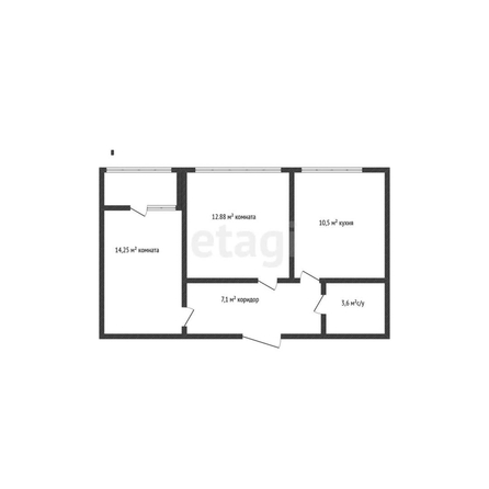 
   Продам 2-комнатную, 50.5 м², Жириновского ул, 1/1

. Фото 33.