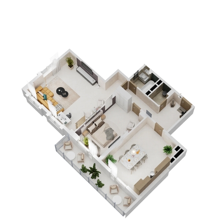 
  Продается 2-комн. квартира, 101.71 м², ЖК Золотой Берег, литер 5
. Фото 1.
