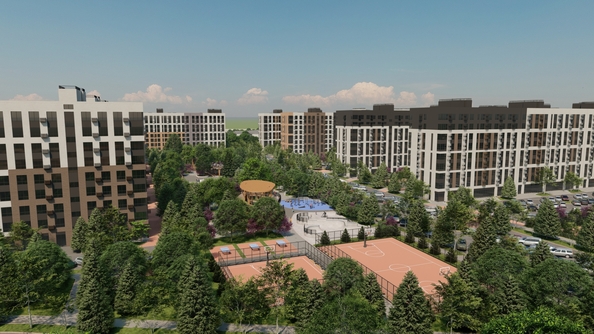 
  Продается 1-комн. квартира, 41.7 м², ЖК Зеленая территория, литера 1.1
. Фото 27.