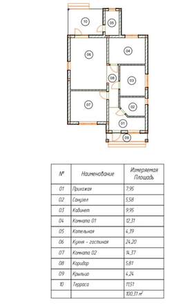 
  Продается дом, 100 м², станица Гостагаевская
. Фото 18.