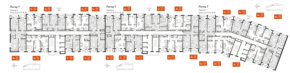
  Продается 3-комн. квартира, 85 м², ЖК Все Свои VIP, литера 7
. Фото 1.