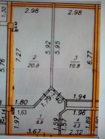 
  Продается 1-комн. квартира, 54 м², Крымская ул
. Фото 6.