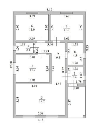 
  Продается дом, 70 м², станица Анапская
. Фото 8.