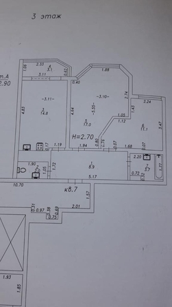 
  Продается 2-комн. квартира, 60 м², Ленинградская ул, д. 81
. Фото 5.