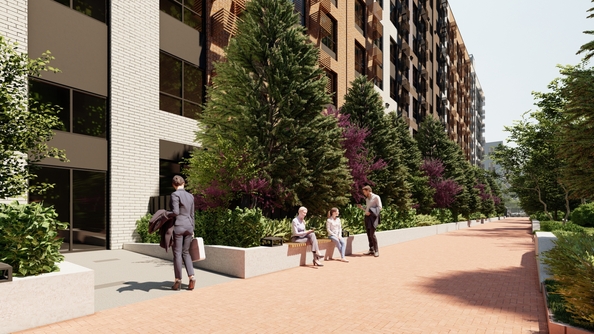 
  Продается 1-комн. квартира, 43.7 м², ЖК Зеленая территория, литера 1.1
. Фото 32.